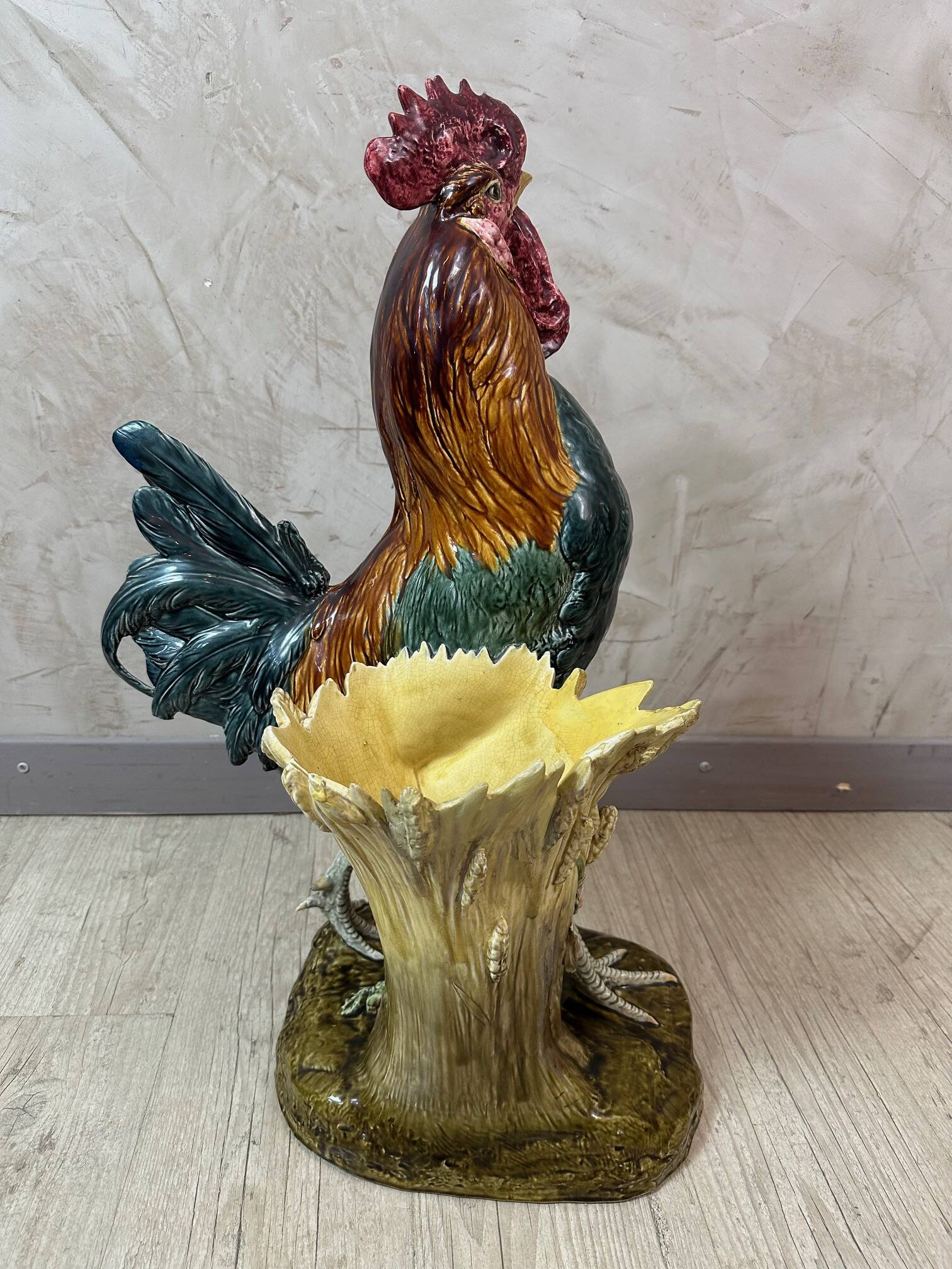 Paul Comoléra Faience Rooster