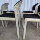 Set of 8 Vintage Aeon Mondial Stackable Chair / Dutch Postmodern Dining Cha