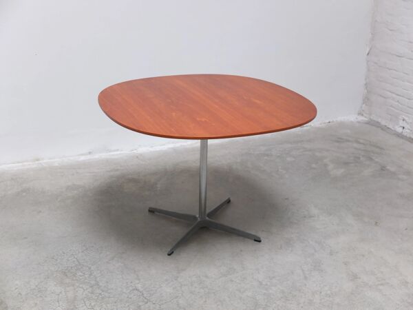 Table 'Super-Circulaire' en teck par Piet Hein et Bruno Mathsson pour Fritz Hansen, 1974