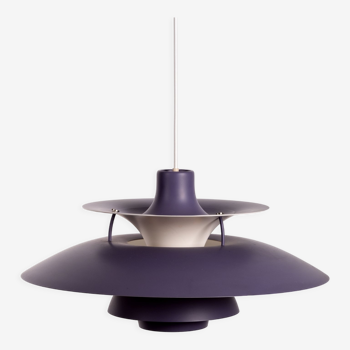 Louis Poulsen PH5 pendant lamp purple