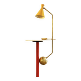 Grande lampe Italienne à contrepoids en laiton de design 50