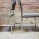 Set of four vintage armchair chairs