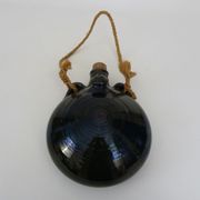 Beautiful vintage wall vinegar maker in green sandstone. Folk Art. Lora Menorca. Year 80 90