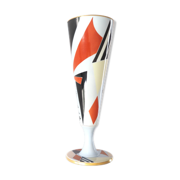 Limoges porcelain vase