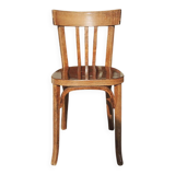 Old wooden bistro chair Baumann No 84