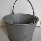 Old zinc basin washing machine bucket industrial decoration old french bucket zinc basin