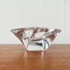 Crystal candlestick from the Tornado vintage series by Jan Johanssen for Orrefors, Sweden.