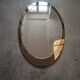 Bevelled oval mirror from the seventies