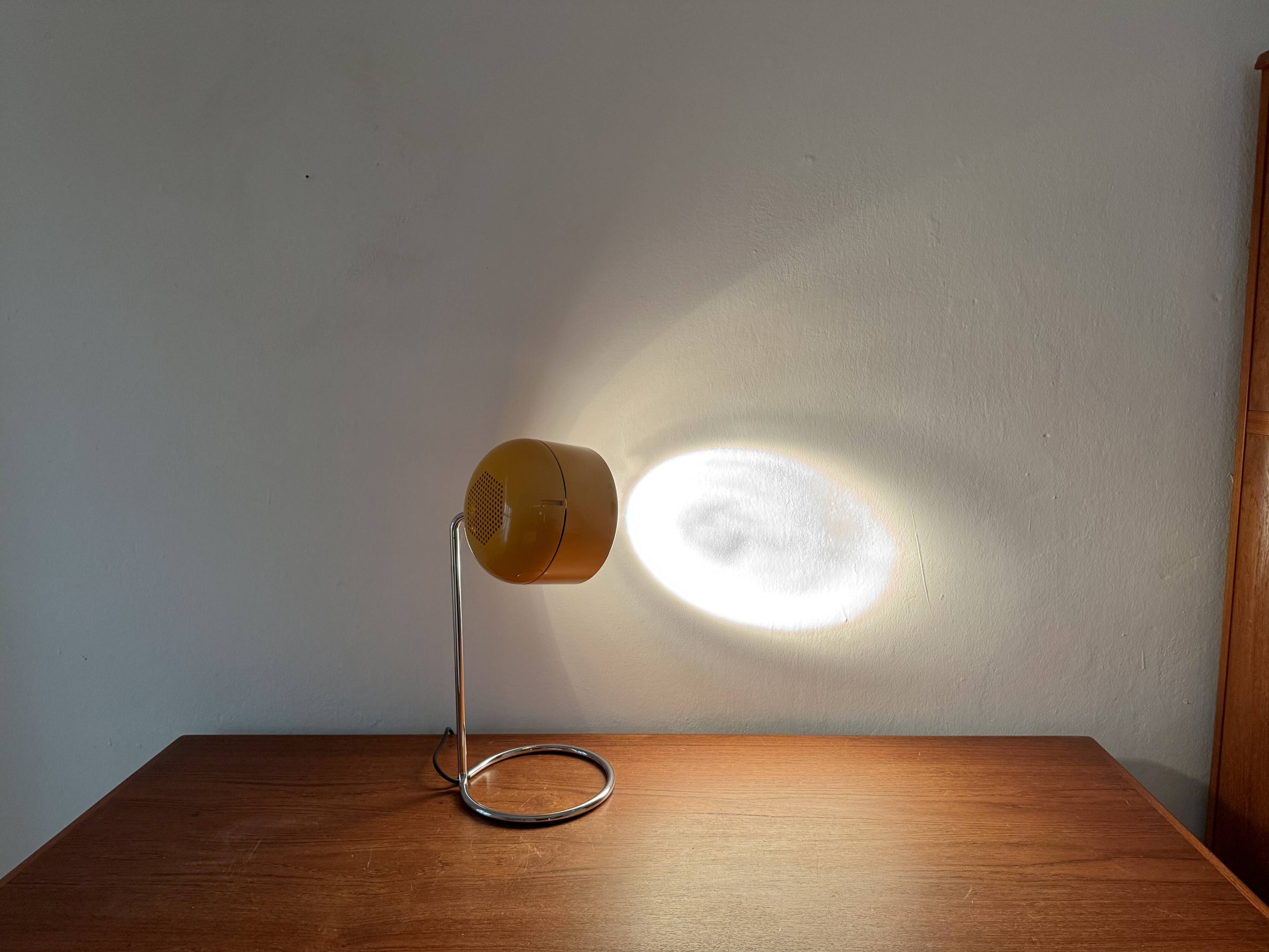 1 of 3 Adjustable Space Age Spot Table Lamps by Arnold Berges for Staff