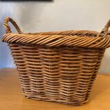 Old rattan basket