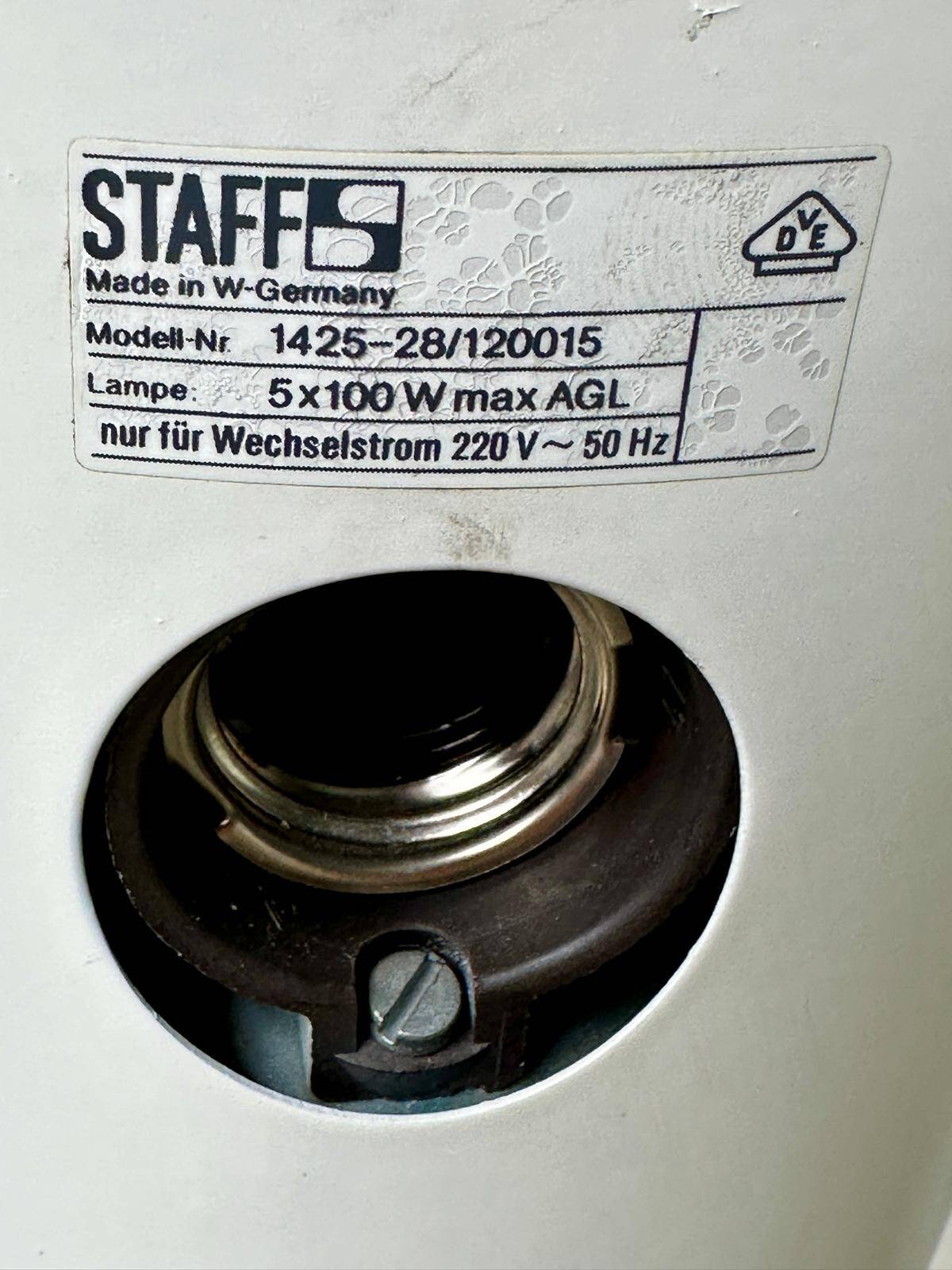 1 Tulip Floor Lamp Staff Lamp Lights Metal / Gold - Brass 1960/70s