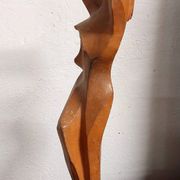Figure féminine en terre cuite par Alberto Sparapani, XXe siècle