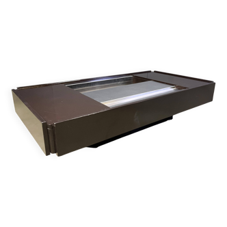 Vintage lacquer bar coffee table made in Italy attributed to Mario Sabot/Willy Rizzo