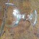 8 coupes de champagne en cristal, pied boule