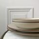 Vintage speckled sandstone plate duos