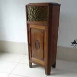 Showcase sideboard art deco in solid oak