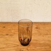 Vintage orangeade service J.G. Durand Tivoli in smoked glass, 7 pieces.