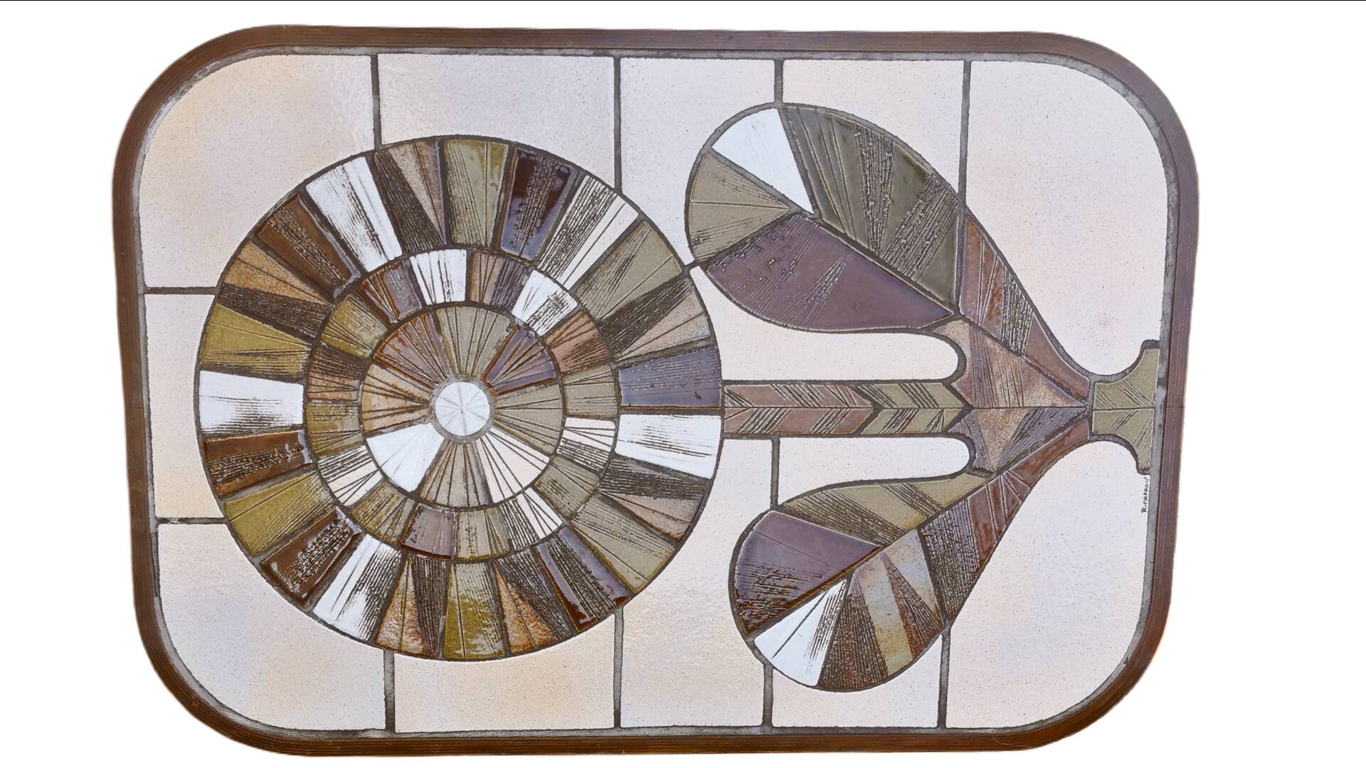 Shogun coffee table flower Roger Capron