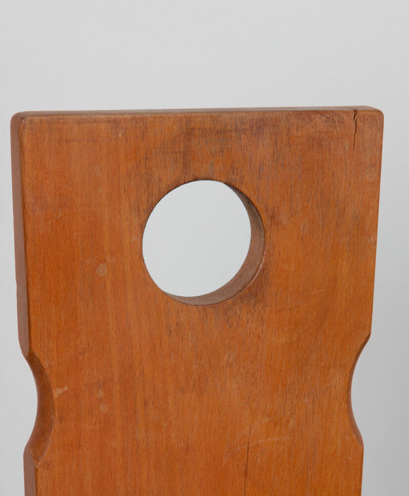 Paire de chaises vintage en bois vers 1960