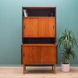 Bookcase teak with bar, Danish design, 70's
