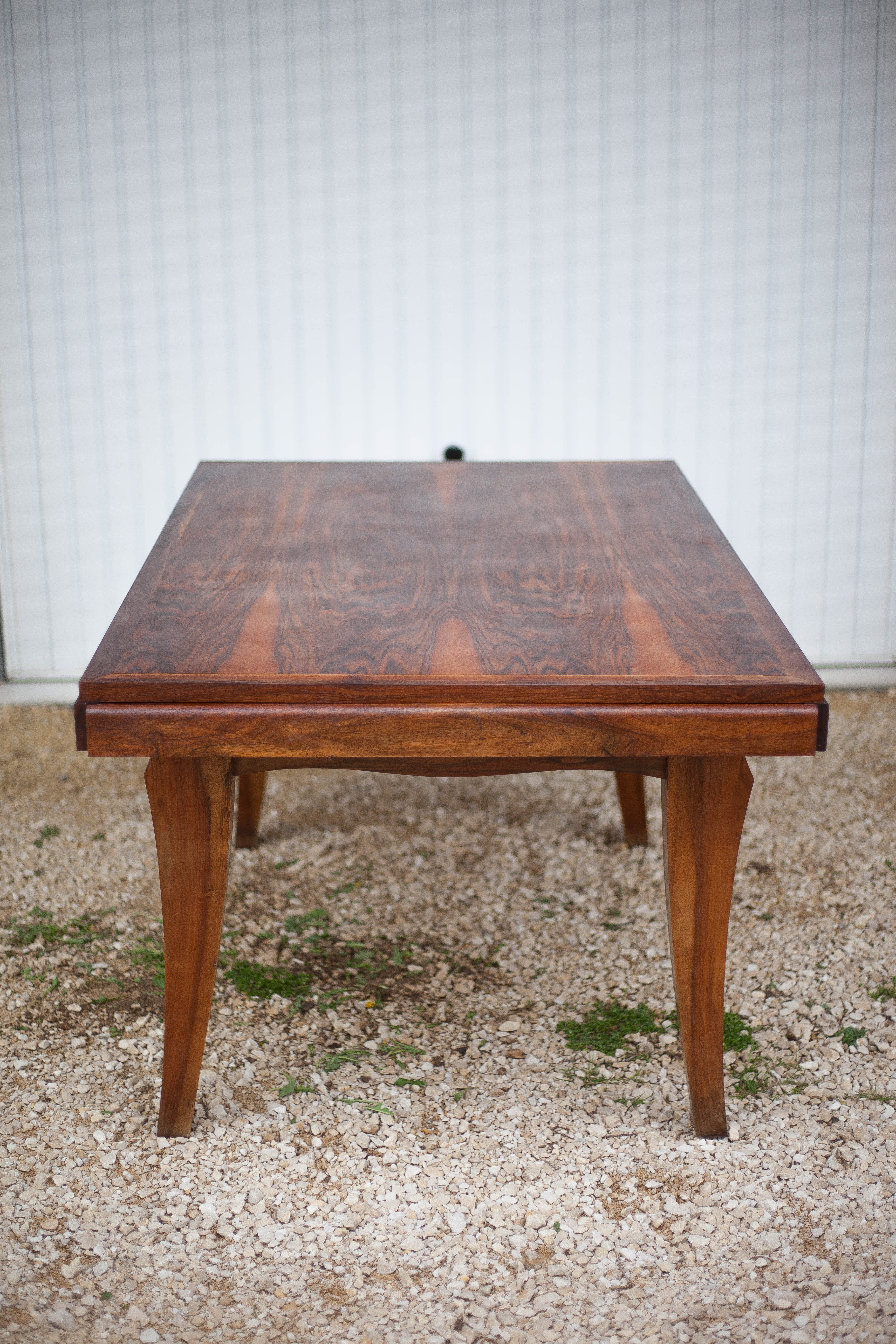 Art-Deco style wooden dining table