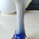 Vase design Fleur Arum. In blown art glass, Murano style. 21 cm.