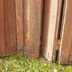 Volets anciens persiennes en parties hautes panneaux pliants bois massif