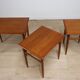 Tables gigognes scandinave en teck, 1960