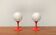 Lampes de table suisse d'époque spatiale par E.R. Nele pour Temde, années 1960, lot de 2