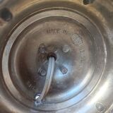 English lamp base, ostrich egg