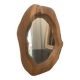 Miroir bois 1960 forme libre