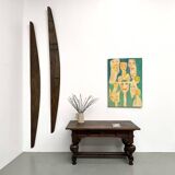 Neo-Renaissance desk in solid oak, circa 1900