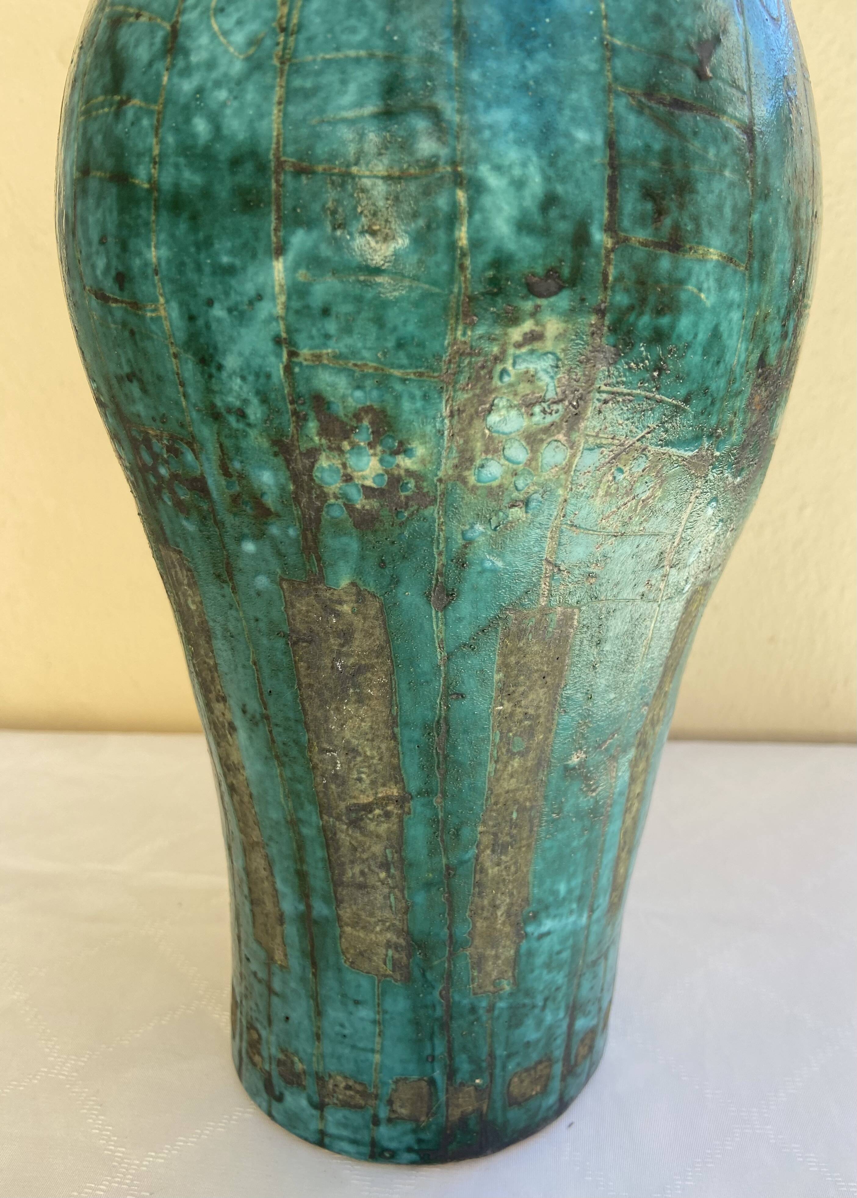 1980s ceramic vase