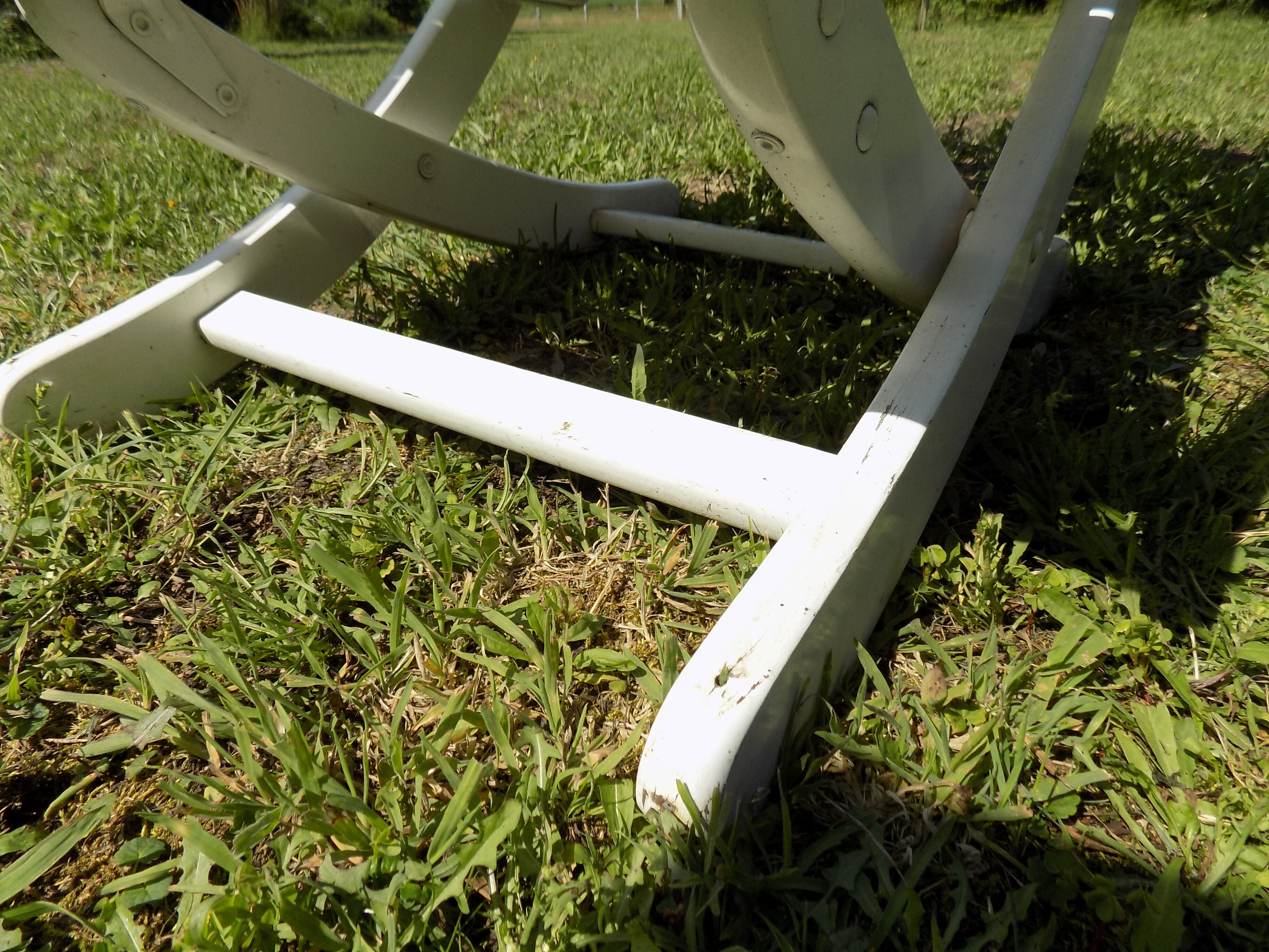 Chaises de jardin en bois années 80 Herlag