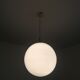 Parscot France hanging Opalin Glass Globe - 30 cm - 60-70 years
