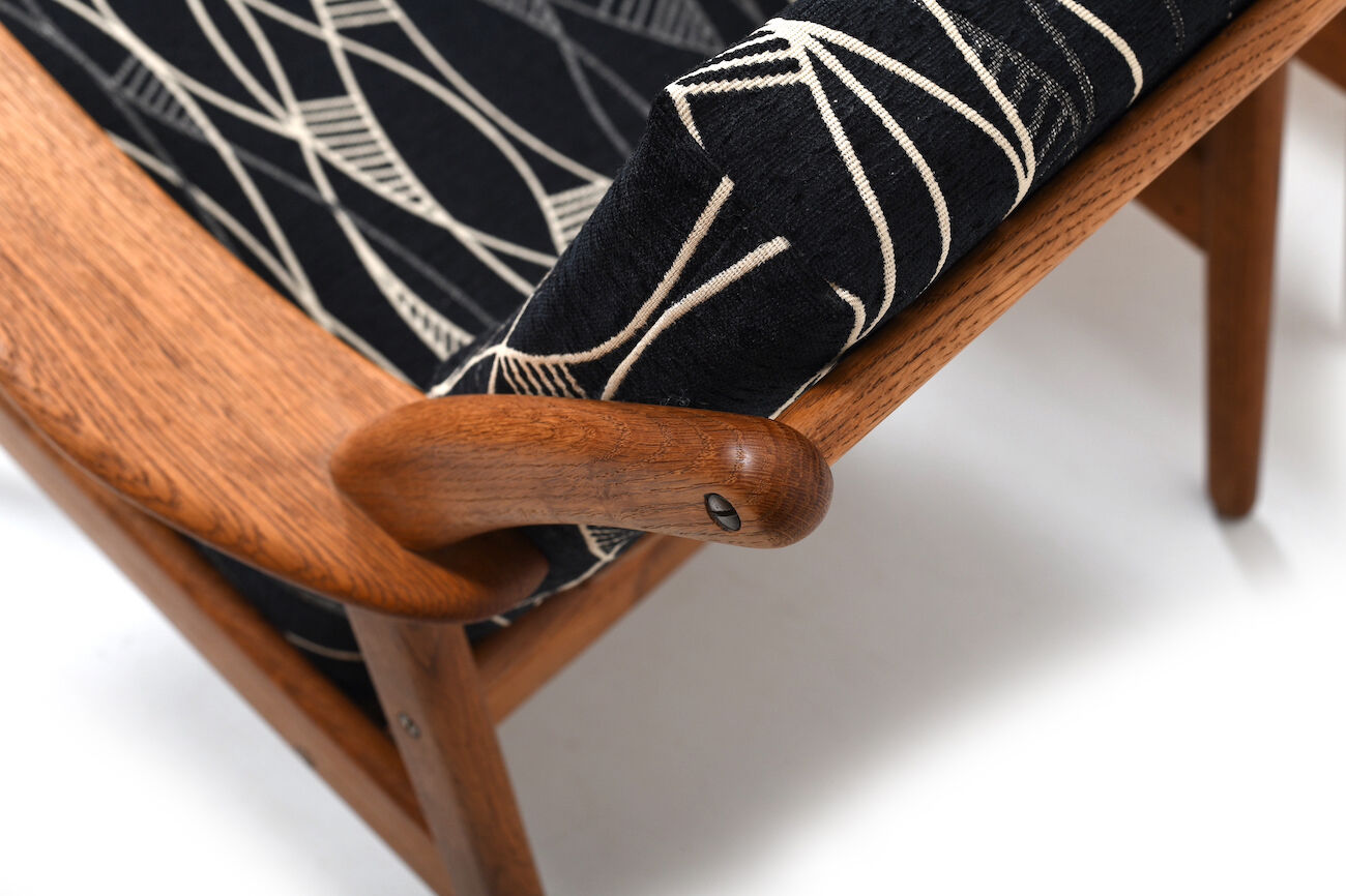 Pair of Danish Mid Century Easychairs by Nils Kofoed