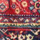 Old Persian carpet of Mahal handmade 126x197 cm