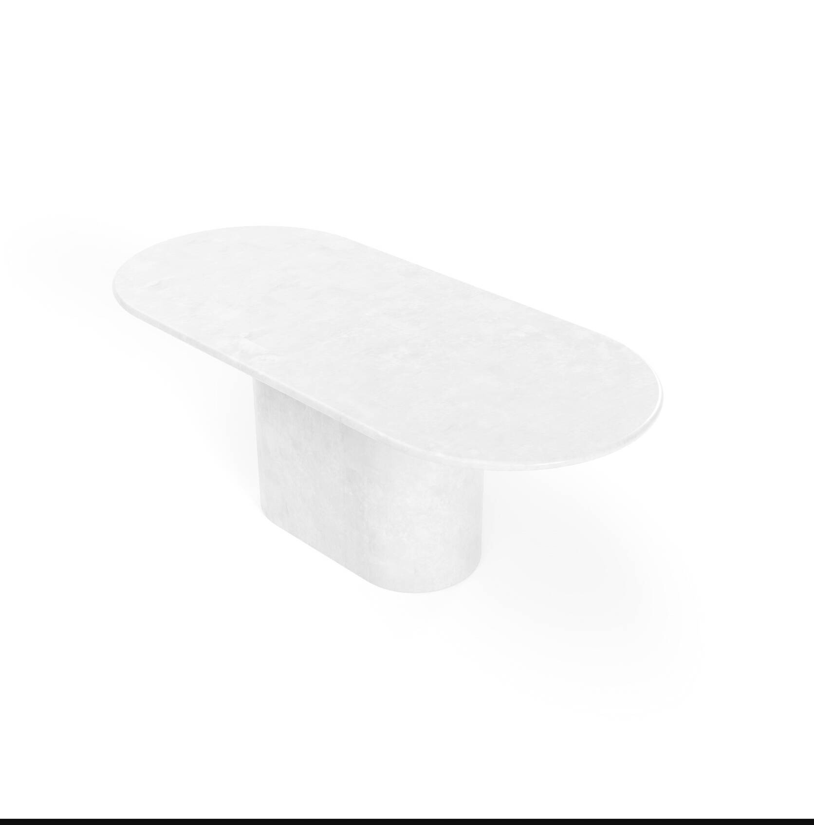 Épure dining table in waxed concrete