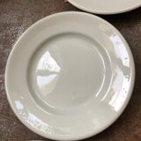 batch of 10 small white porcelain plates