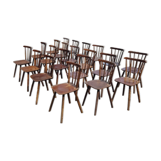 Old bistro chairs, 1950s model