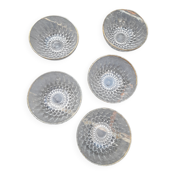 Set of five bowls