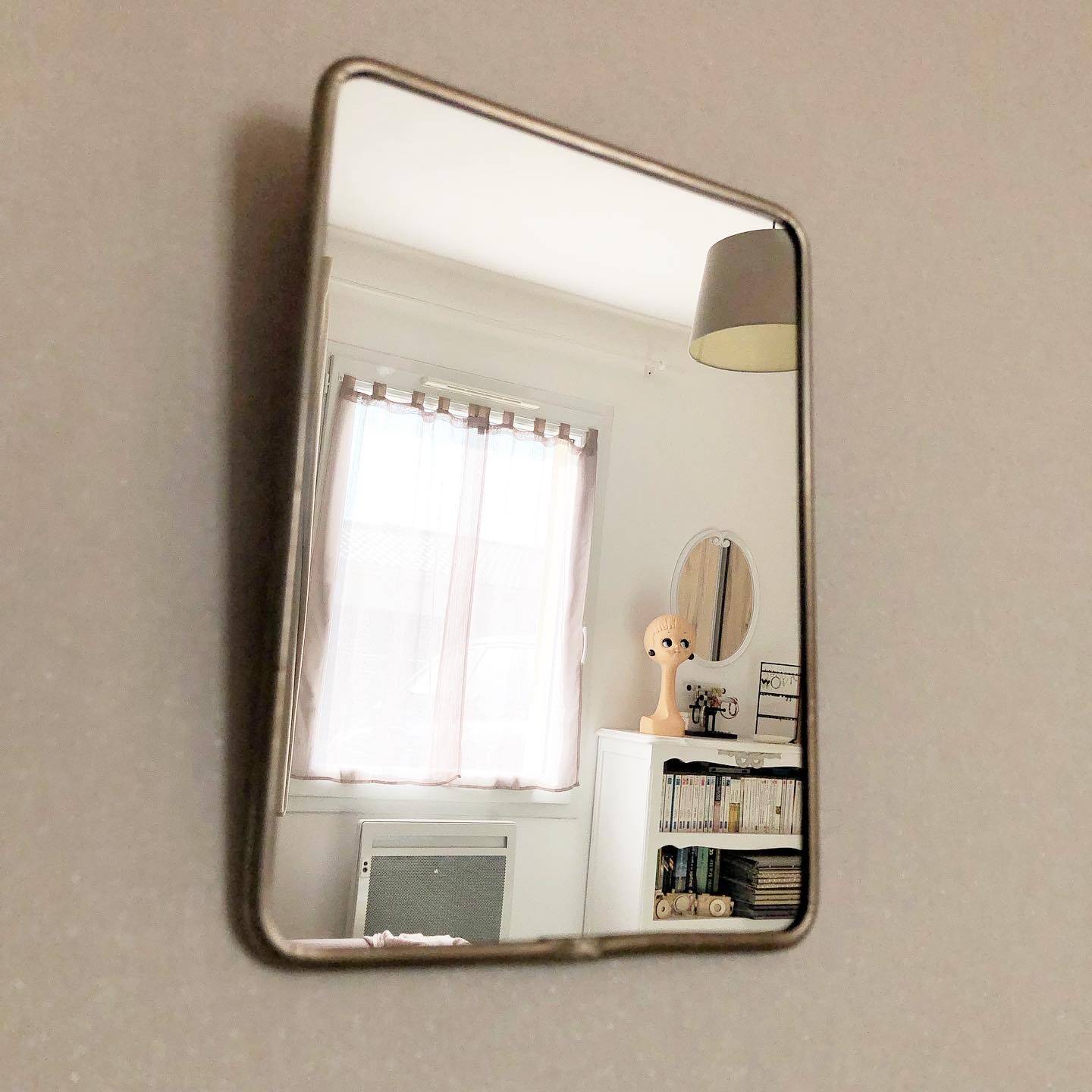 Vintage barber mirror