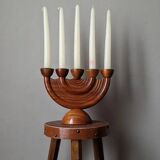 Antique candle holder handcrafted Scandinavian Nordic design