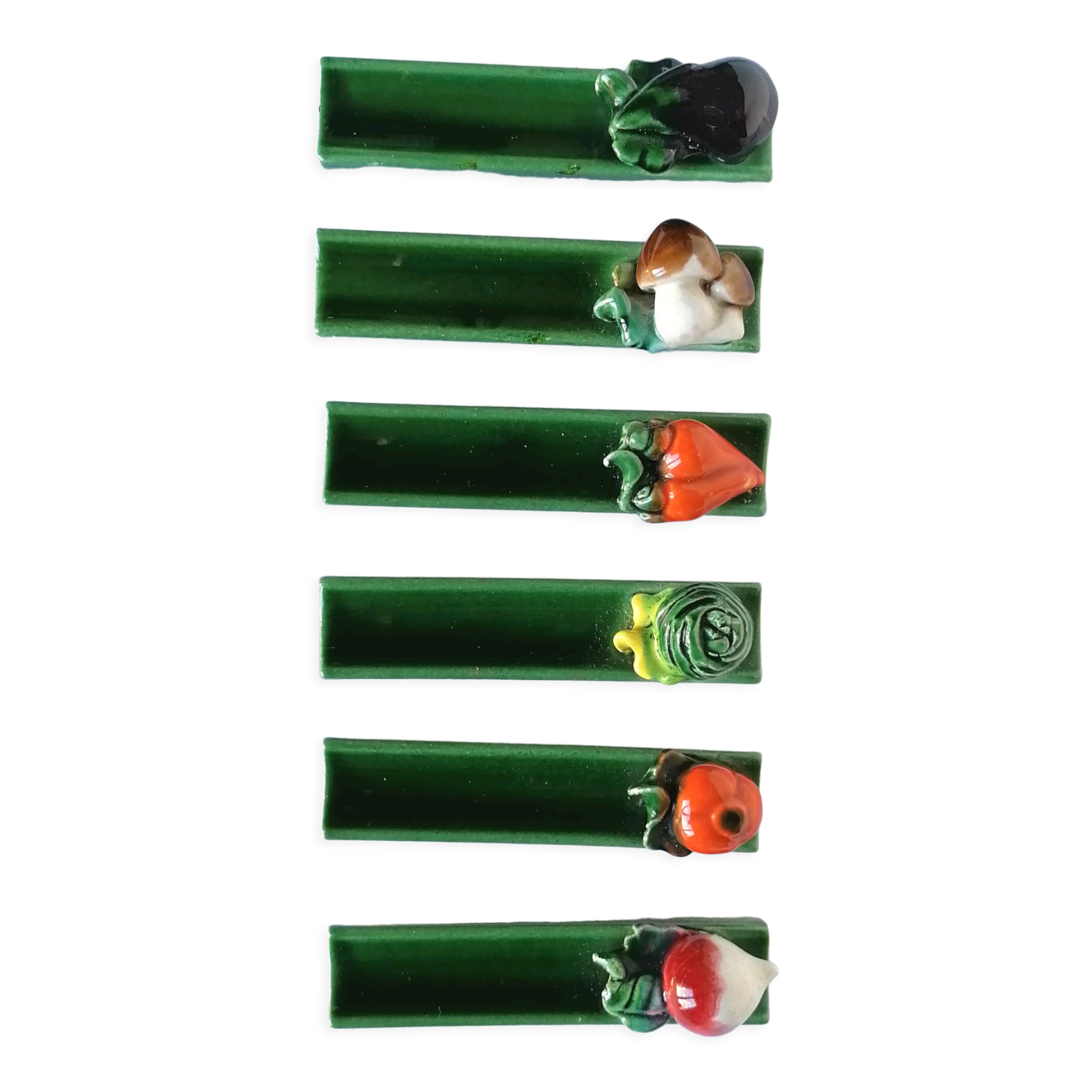 6 slurry vegetable knife holders