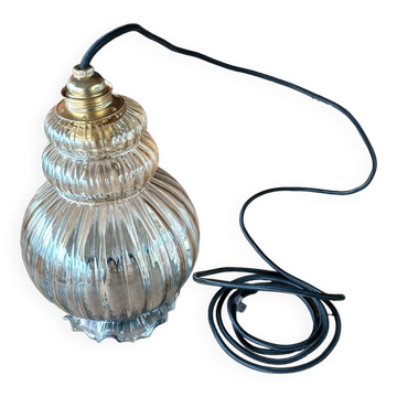 Vintage glass pendant light