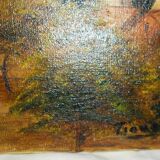 Oil painting on canvas landscape