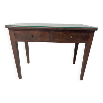 Bureau de style Louis XVI en acajou et placage XIX siècle