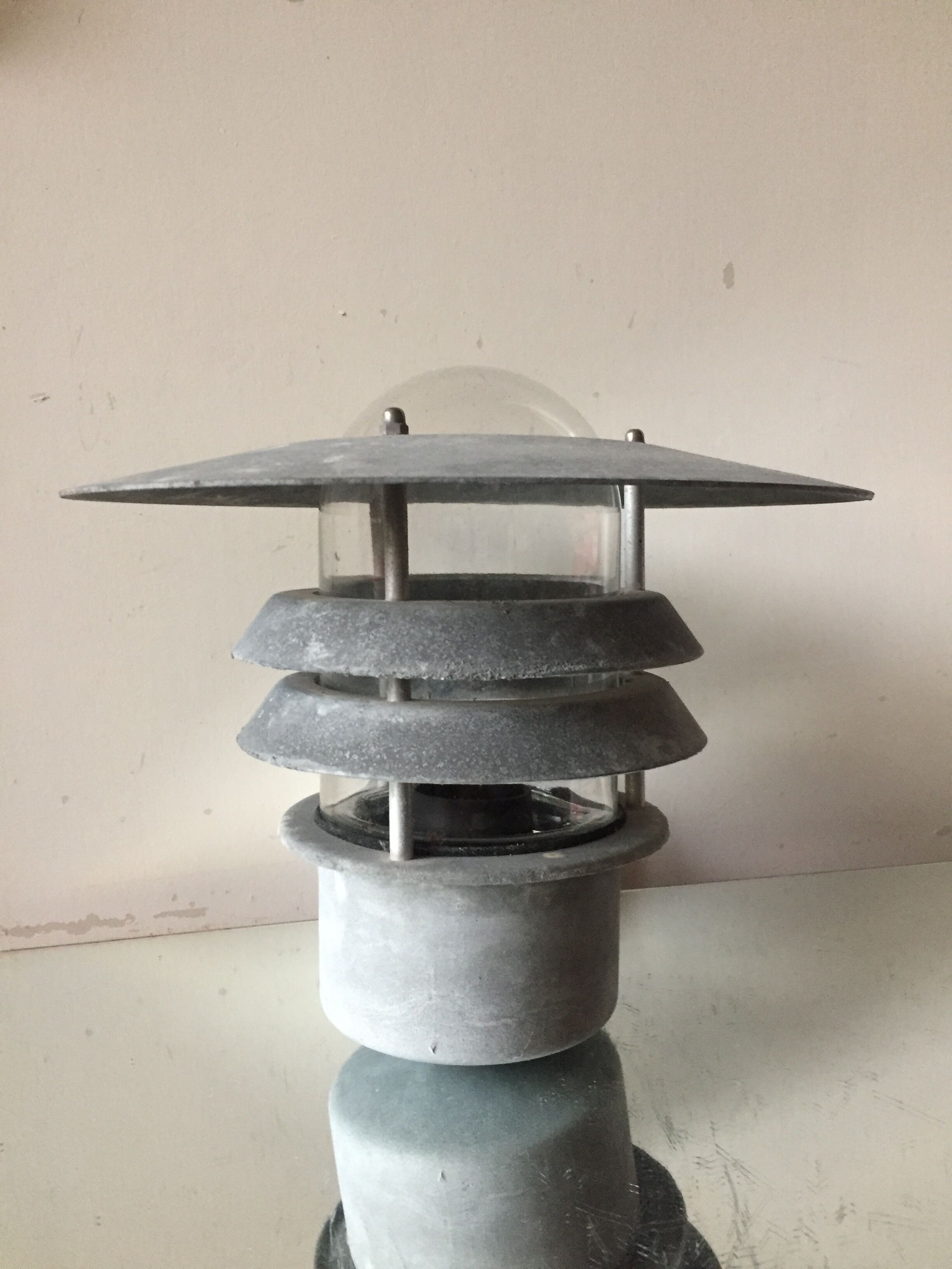 Classic danish outdoor wall lamp