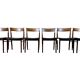 Set of 6 Henry Rosengren Hansen Model 39 Dining Chairs Rosewood