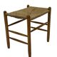 Vintage Stool Danish Papercord Rope Stool Mid Century Ottoman